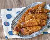 ひもなすの甘辛肉巻き作り方9写真