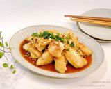 簡単！むね肉ジューシー♪とりから中華ダレ作り方6写真