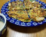 水菜と小エビのチヂミ作り方6写真