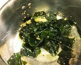小鍋一つでわかめスープ作り方2写真