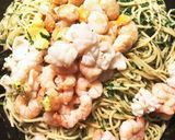 海鮮　マリナーラ　パスタ作り方8写真