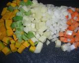 野菜たっぷりポタージュ(^з^)作り方1写真