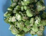 オクラと豚バラ肉と家にある野菜カレー作り方5写真