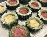 ゴーヤのチーズ肉詰め作り方3写真