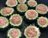 ゴーヤのチーズ肉詰め作り方4写真