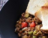 オクラと豚バラ肉と家にある野菜カレー作り方6写真
