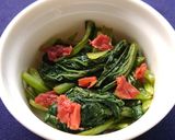 レンジで簡単小松菜のぽん酢梅和え作り方2写真