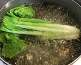 ささみとしろ菜のわさびマヨ和え作り方1写真