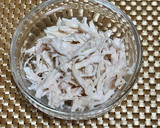 ささみとしろ菜のわさびマヨ和え作り方2写真