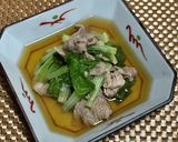 豚肉としろ菜の甘辛煮作り方4写真