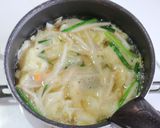 お鍋ひとつで簡単 野菜たっぷり汁ビーフン作り方4写真