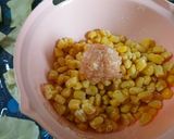 オイルカット！コーンの鶏しゅうまい風作り方4写真