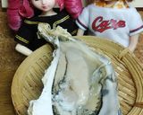 リカちゃん♡焼き牡蠣(紹興酒ごま油)中華作り方1写真