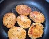 豆腐とひき肉のさっぱりひじきバーグ作り方5写真
