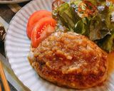 豆腐ハンバーグ♡おろし玉ねぎのソース作り方8写真