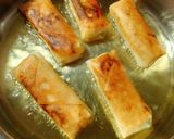 キーマカレー残り☆簡単アレンジ春巻き作り方5写真