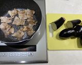 ナスと豚バラ肉の甘辛煮作り方2写真