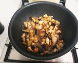 茄子のピリ辛肉味噌丼作り方5写真