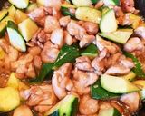 鶏もも肉とズッキーニの醤油炒め作り方5写真