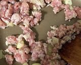 ニンニク鶏そぼろのピリ辛無限ピーマン丼！作り方3写真
