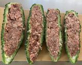 ゴーヤの肉詰め(ゴーヤボート)作り方6写真