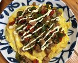 ニンニク鶏そぼろのピリ辛無限ピーマン丼！作り方6写真