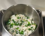 菜の花と卵黄の味噌漬けおにぎり作り方5写真