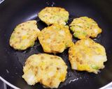 納豆の3色ふんわりかき揚げ作り方4写真