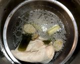 大根と鶏肉のおじや作り方4写真