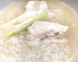 大根と鶏肉のおじや作り方7写真