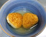 レンチンで簡単！冷凍焼きおにぎり雑炊作り方2写真