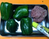 ピーマンとひき肉のそぼろ作り方1写真