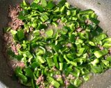 ピーマンとひき肉のそぼろ作り方4写真