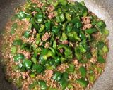 ピーマンとひき肉のそぼろ作り方5写真