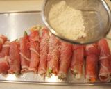 お弁当にも*野菜の肉巻き作り方4写真