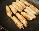 お弁当にも*野菜の肉巻き作り方6写真