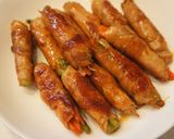 お弁当にも*野菜の肉巻き作り方9写真