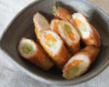 お弁当にも*野菜の肉巻き作り方10写真