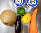 サバ缶で野菜も栄養もたっぷりカレー作り方1写真