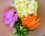 塩ダレで簡単塩焼きそば☆作り方1写真