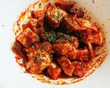 混ぜるだけ！羊名人とチキンのおつまみ作り方4写真