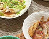 焼肉のタレで旨楽☆レンジ蒸し鶏でよだれ鶏作り方14写真