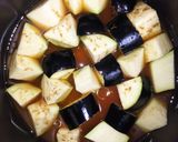100%押し麦の豆味噌なす麦飯作り方8写真