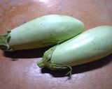 白ナスと豚肉のもろみ味噌炒め♪作り方1写真
