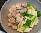 鶏肉と長ネギのガリバタ醤油♪作り方7写真