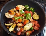 夏野菜のイタリアン風トマト煮作り方2写真