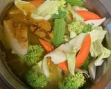 余り野菜消費☆カレー香るナンプラースープ作り方3写真