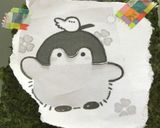 前日準備のキャラ弁!海苔切りでキャラ作り作り方2写真