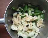 オクラとなすの味噌汁♪作り方2写真
