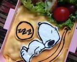 前日準備のキャラ弁!海苔切りでキャラ作り作り方14写真